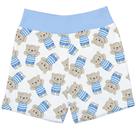 Short de Bebê Ursinho Azul Malha