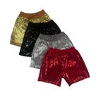Short De Paetê Feminino Roupa De Brilho Infantil Novidade