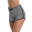 Short De Praia Básico Fristyle Microfibra Listrado Feminino Adulto