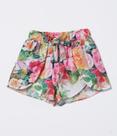 Short de tecido infantil rosa