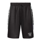 Short de treino FOCO NFL Side Stripe Las Vegas Raiders Masculino