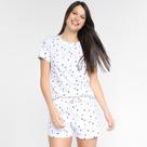 Short Doll Cor Com Amor Floral Feminino
