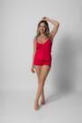 Short Doll Feminino Microfibra com Renda.