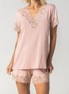 Short Doll Inspirate 119060 Feminino Homewear Renda e Viscose T. P/GG
