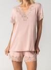Short Doll Inspirate 119060 Feminino Homewear Renda e Viscose T. P/GG