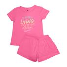 Short doll mc love, basic+, em malha poliester com viscose, referencia k421 na cor pink