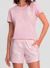 Short Doll Mensageiro Dos Sonhos 0132041 Feminino Coelhos 1/2 Malha Algodão T. P/GG