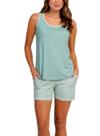 Short Doll Podiun 265087 Feminino Com Bolsos Xadrez Viscolycra T. P/GG