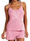 Short Doll Recco 18045 Feminino Alças Finas Estampado Microfibra T. 42/48