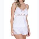 Short Doll Velffer VF - 36 Microfibra e Renda