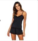 Short Dool Pijama Baby Doll Tritue Preto