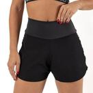 Short Duplo Feminino Flex Zeiq Preto Short Duplo Feminino Flex Zeiq Preto