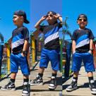 Short e Blusa Infantil Juvenil Menino Jovem