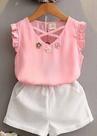Short e blusa