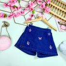 Short e Short saia jeans infantil com lycra Cor:BLUSA STRASS PINKTamanho:6 Short e Short saia jeans infantil com lycra Cor:BLUSA STRASS PINKTamanho:6