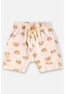 Short em Suedine para Bebê Menina Up Baby
