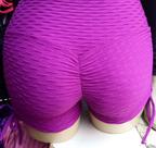Short empina bumbum flocado