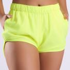 Short feminino adulto com bolsos em tactel ouseuse