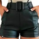 Short Feminino Cintura Alta Com Cinto R040 Short Feminino Cintura Alta Com Cinto R040