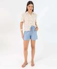 Short Feminino Clochard Bolsos Marisa Azul-58375
