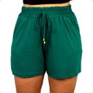 Short Feminino Malha Soltinho Verão Cintura Alta Confortável Short Feminino Malha Soltinho Verão Cintura Alta Confortável