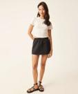 Short Feminino Moletinho Bolsos Marisa-18144