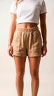 Short Feminino Moletinho Reforçado Cintura Ajustável 628 Short Feminino Moletinho Reforçado Cintura Ajustável 628