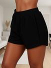 Short Feminino Moletinho Shortinho Cós Alto Tendência- c13 SHORT MAYA