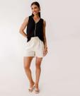 Short Feminino Sarja Clochard Cintura Alta Marisa-27000 Short Feminino Sarja Clochard Cintura Alta Marisa-27000