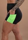 Short Fitness Cintura Alta Feminino Com Bolso Tela Academia Treino Corrida F7 NEW STYLE