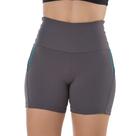 Short Fitness com Recortes e Cós Alto Versátil Elite