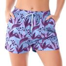 Short Fitness Estampado Feminino Jardim de Hortênsias