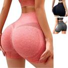 Short Fitness Feminino Academia Levanta Bumbum Empina Cintura Alta Modelador Sem Costura Confortável Short Fitness Feminino Academia Levanta Bumbum Empina Cintura Alta Modelador Sem Costura Confortável