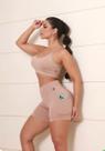 Short Fitness Feminino de Alta Compressão com Bolsos Laterais