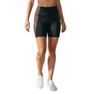 Short Fitness Recortes Zero Transparência Cor:PRETOMARROMTamanho:M