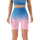 Short Flexível Cintura Alta Sem Costura Modelo Feminino Para Academia
