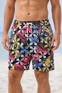 Short Floral Estampado Calção elastano Verão praia calor Short Floral Estampado Calção elastano Verão praia calor