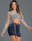 Short hot pants c/ cinto pit bull jeans ref 85533 Short hot pants c/ cinto pit bull jeans ref 85533