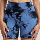 Short Hupana Sem Costura Levanta Bumbum Tie Dye Academia