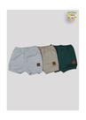 Short Infantil bebê Masculino Suedine Liso - Bicho Molhado