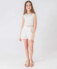 Short Infantil Clochard Marisa Tam 10 a 16 Off White-70213
