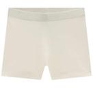 Short Infantil Feminino Kukiê em Cotton na cor Off White