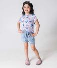 Short Infantil Jeans Clochard Bolsos Tam 4 a 10 Azul-56197