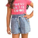 Short Infantil Jeans Menina Bakulelê