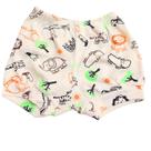 Short Infantil para Meninas em Malha Ribana Estampas Variadas