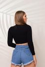 Short jeans bolso do coração