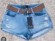 Short Jeans com cinto MR Short Jeans com cinto MR