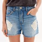 Short Jeans Easy Lança Perfume Comfort Hi In25 Azul Feminino