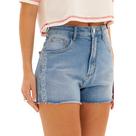 Short Jeans Easy Lança Perfume Grandft Pr25 Azul Feminino