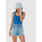 Short Jeans Feminino Barra Desfiada Malwee Ref. 110621